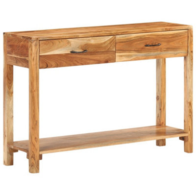 Berkfield Sideboard 110x30x75 cm Solid Acacia Wood