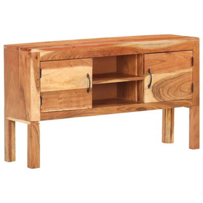 Berkfield Sideboard 116x30x66 cm Solid Acacia Wood