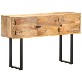 Berkfield Sideboard 116x35x75 cm Solid Mango Wood
