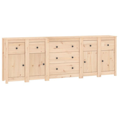 Solid wood on sale sideboard unfinished