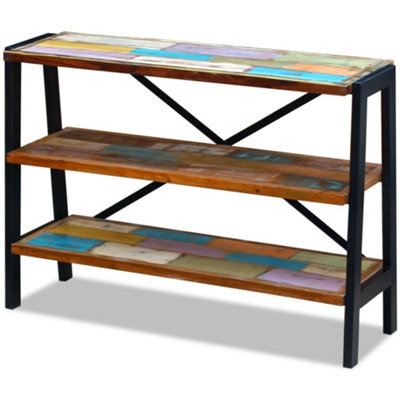 Berkfield Sideboard 3 Shelves Solid Reclaimed Wood