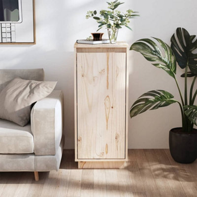 Berkfield Sideboard 31.5x34x75 cm Solid Wood Pine