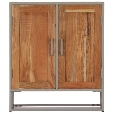 Berkfield Sideboard 65x30x75 cm Solid Acacia Wood