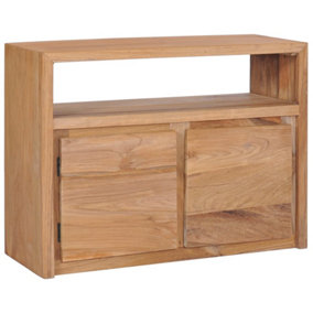 Berkfield Sideboard 80x30x60 cm Solid Teak Wood