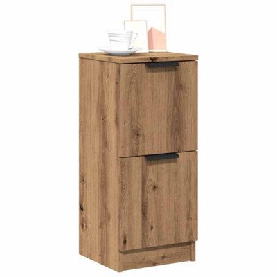 Berkfield Sideboard Artisan Oak 30x30x70 cm Engineered Wood