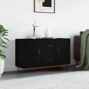 Berkfield Sideboard Black 100x36x60 cm Engineered Wood