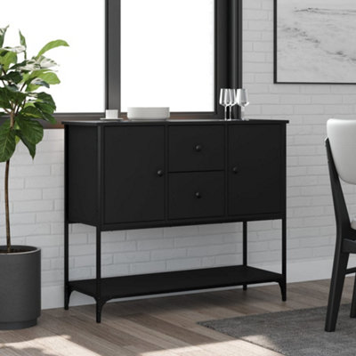 Berkfield Sideboard Black 100x36x85 cm Engineered Wood