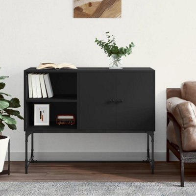 Berkfield Sideboard Black 100x40x79.5 cm Engineered Wood