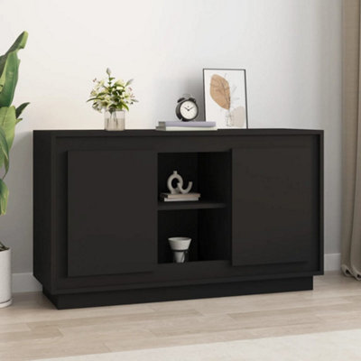 Berkfield Sideboard Black 102x35x60 cm Engineered Wood