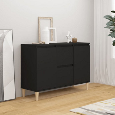 Berkfield Sideboard Black 103.5x35x70 cm Engineered Wood