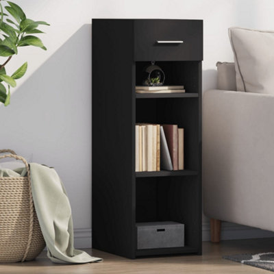 Berkfield Sideboard Black 30x42.5x93 cm Engineered Wood