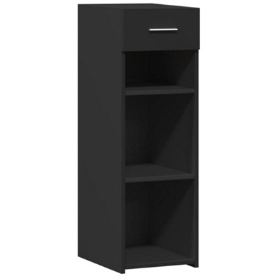 Berkfield Sideboard Black 30x42.5x93 cm Engineered Wood