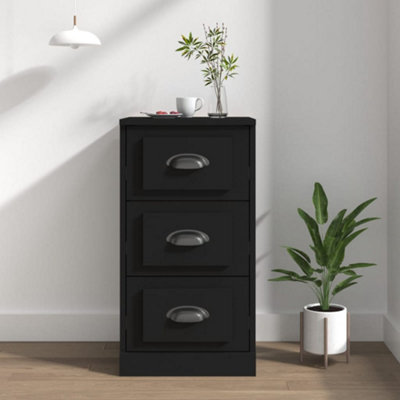 Berkfield Sideboard Black 36x35.5x67.5 cm Engineered Wood