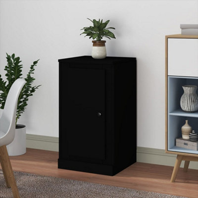 Berkfield Sideboard Black 37.5x35.5x67.5 cm Engineered Wood