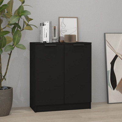 Berkfield Sideboard Black 60x30x70 cm Engineered Wood