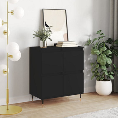 Berkfield Sideboard Black 60x35x70 cm Engineered Wood