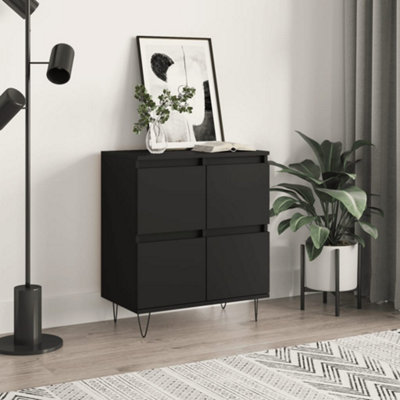 Berkfield Sideboard Black 60x35x70 cm Engineered Wood