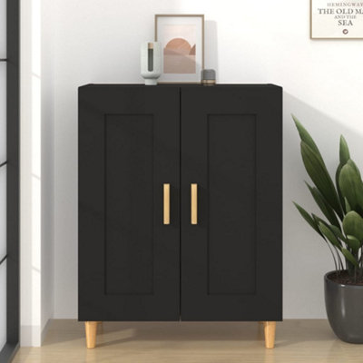 Berkfield Sideboard Black 69.5x34x90 cm Engineered Wood