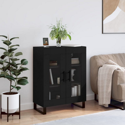 Berkfield Sideboard Black 69.5x34x90 cm Engineered Wood