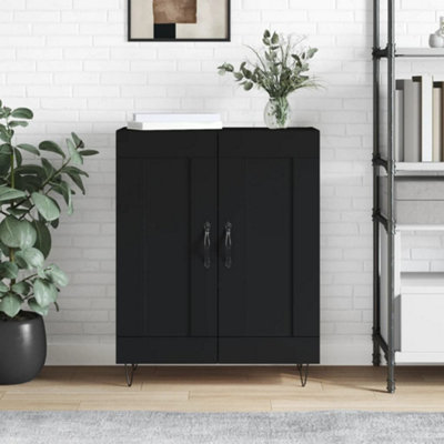 Berkfield Sideboard Black 69.5x34x90 cm Engineered Wood