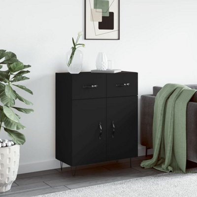 Berkfield Sideboard Black 69.5x34x90 cm Engineered Wood