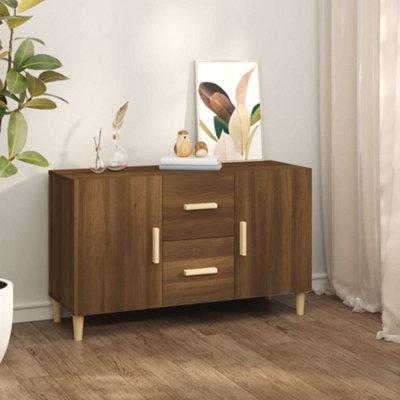 Berkfield Sideboard Brown Oak 100x36x60 cm Engineered Wood