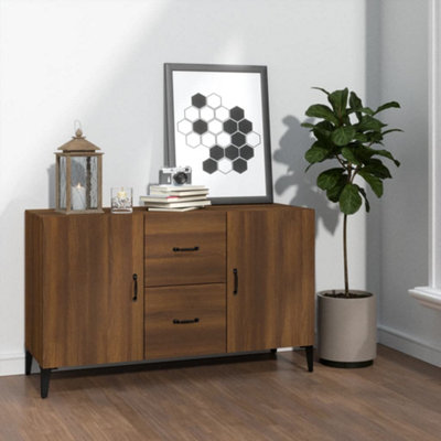 Berkfield Sideboard Brown Oak 100x36x60 cm Engineered Wood