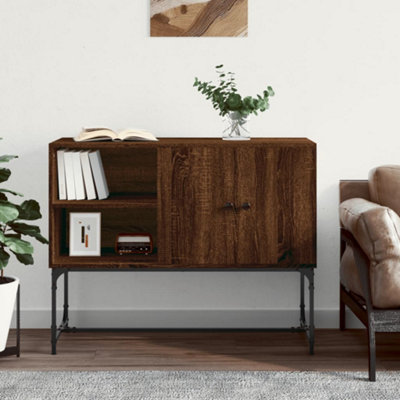 Berkfield Sideboard Brown Oak 100x40x79.5 cm Engineered Wood