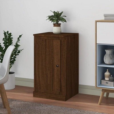 Berkfield Sideboard Brown Oak 37.5x35.5x67.5 cm Engineered Wood