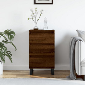 Berkfield Sideboard Brown Oak 40x35x70 cm Engineered Wood