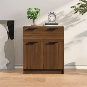 Berkfield Sideboard Brown Oak 60x30x70 cm Engineered Wood