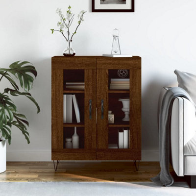 Berkfield Sideboard Brown Oak 69.5x34x90 cm Engineered Wood