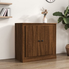 Berkfield Sideboard Brown Oak 70x35.5x67.5 cm Engineered Wood
