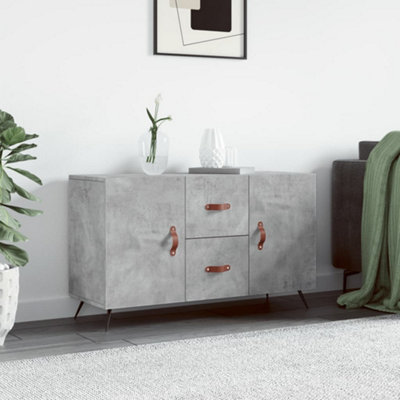 Berkfield Sideboard Concrete Grey 100x36x60 cm Engineered Wood