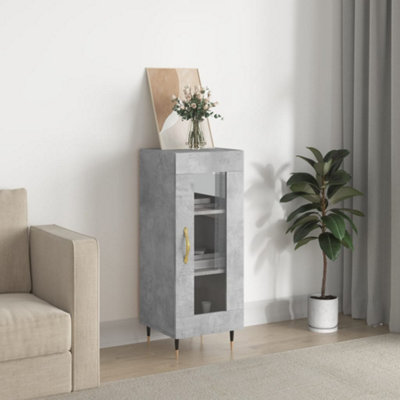 Berkfield Sideboard Concrete Grey 34.5x34x90 cm Engineered Wood