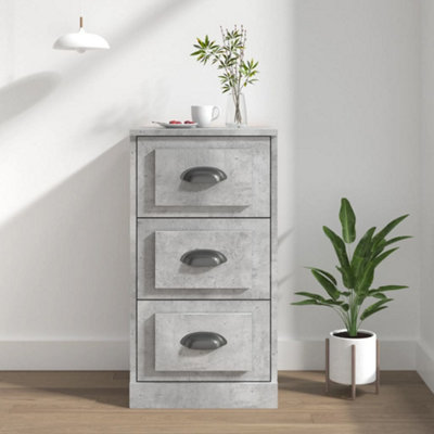 Berkfield Sideboard Concrete Grey 36x35.5x67.5 cm Engineered Wood