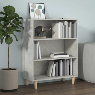 Berkfield Sideboard Concrete Grey 69.5x32.5x90 cm Engineered Wood