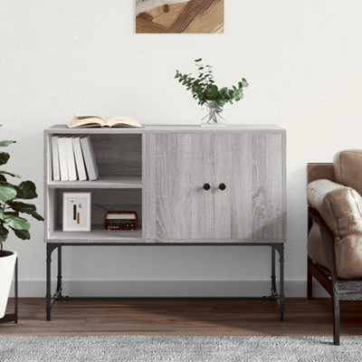 Berkfield Sideboard Grey Sonoma 100x40x79.5 cm Engineered Wood