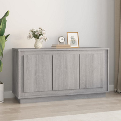 Berkfield Sideboard Grey Sonoma 102x35x55 cm Engineered Wood