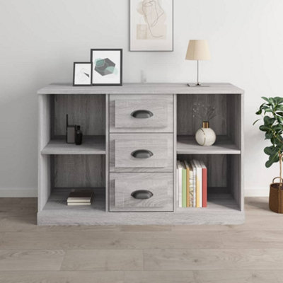 Berkfield Sideboard Grey Sonoma 104.5x35.5x67.5 cm Engineered Wood