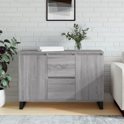 Berkfield Sideboard Grey Sonoma 104x35x70 cm Engineered Wood