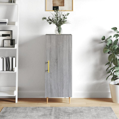 Berkfield Sideboard Grey Sonoma 34.5x34x90 cm Engineered Wood