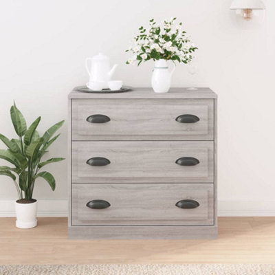 Berkfield Sideboard Grey Sonoma 70x35.5x67.5 cm Engineered Wood