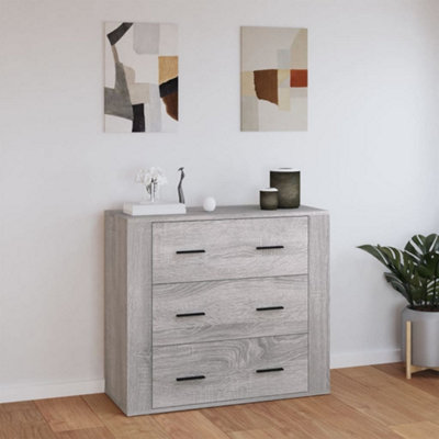 Berkfield Sideboard Grey Sonoma 80x33x70 cm Engineered Wood