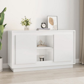 Berkfield Sideboard High Gloss White 102x35x60 cm Engineered Wood