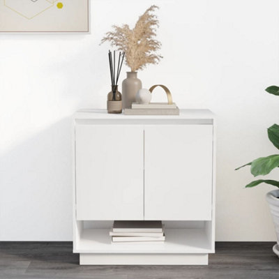 Berkfield Sideboard High Gloss White 70x41x75 cm Engineered Wood