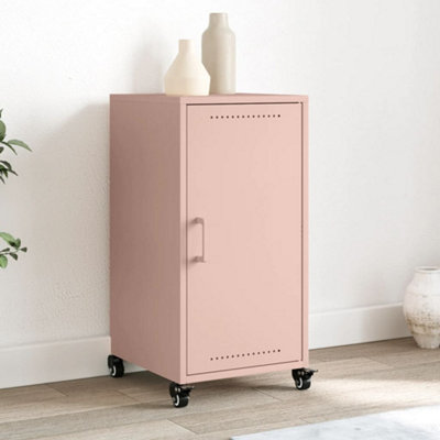 Berkfield Sideboard Pink 36x39x72 cm Steel
