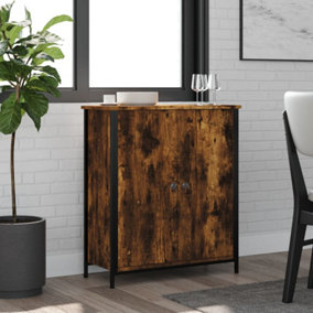 Berkfield Sideboard Smoked Oak 70x30x80 cm Engineered Wood