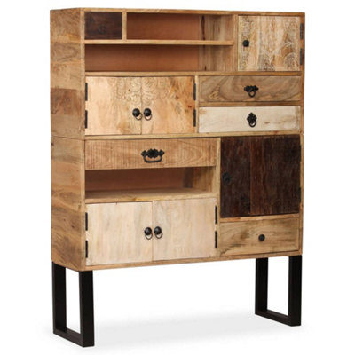 Berkfield Sideboard Solid Mango Wood 100x30x130 cm