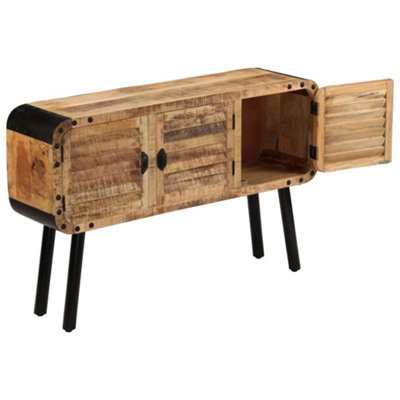 Berkfield Sideboard Solid Mango Wood 120x30x76 cm
